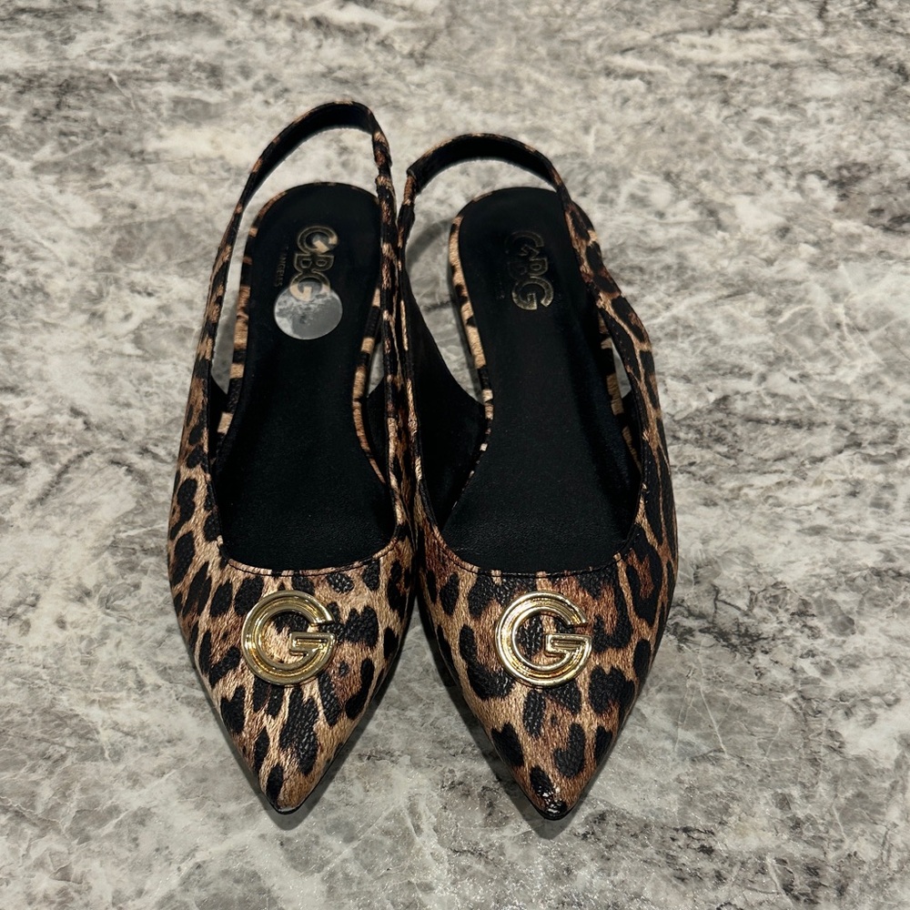 GBG Los Angeles Leopard Print Flats